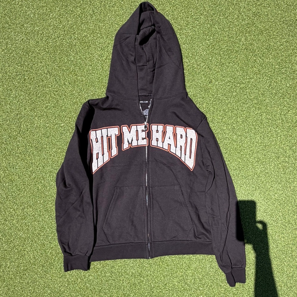 Billie Eilish Hit Me Hard And Soft The Tour Zip Up Hoodie Black S